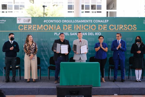 DIF San Juan del Río y Conalep Querétaro firman convenio para hacer en equipo por las juventudes 1 DIF San Juan del Río y Conalep Querétaro firman convenio para hacer en equipo por las juventudes