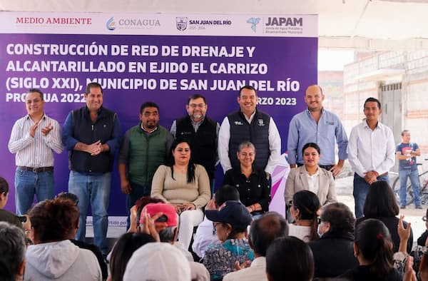 JAPAM, CONAGUA y municipio, en equipo, entregan sistema de drenaje en la colonia Siglo XXI 1 ENTREGARON DRENAJE