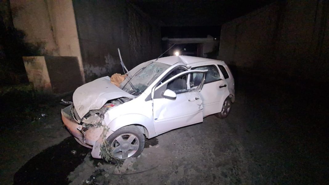 Quedó completamente destrozado