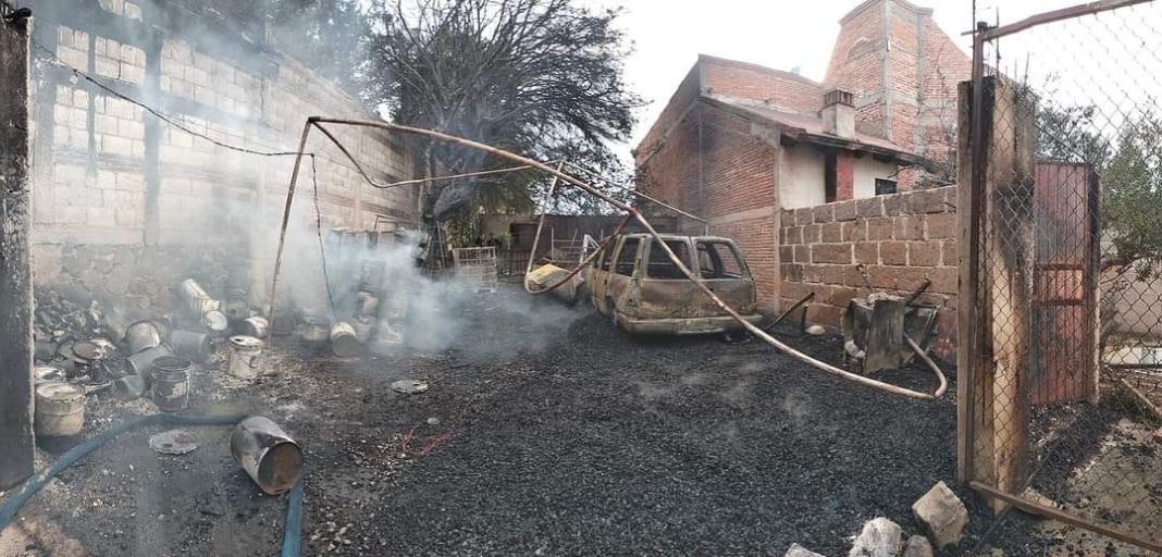 Ocurrió en una bodega en Tequisquiapan