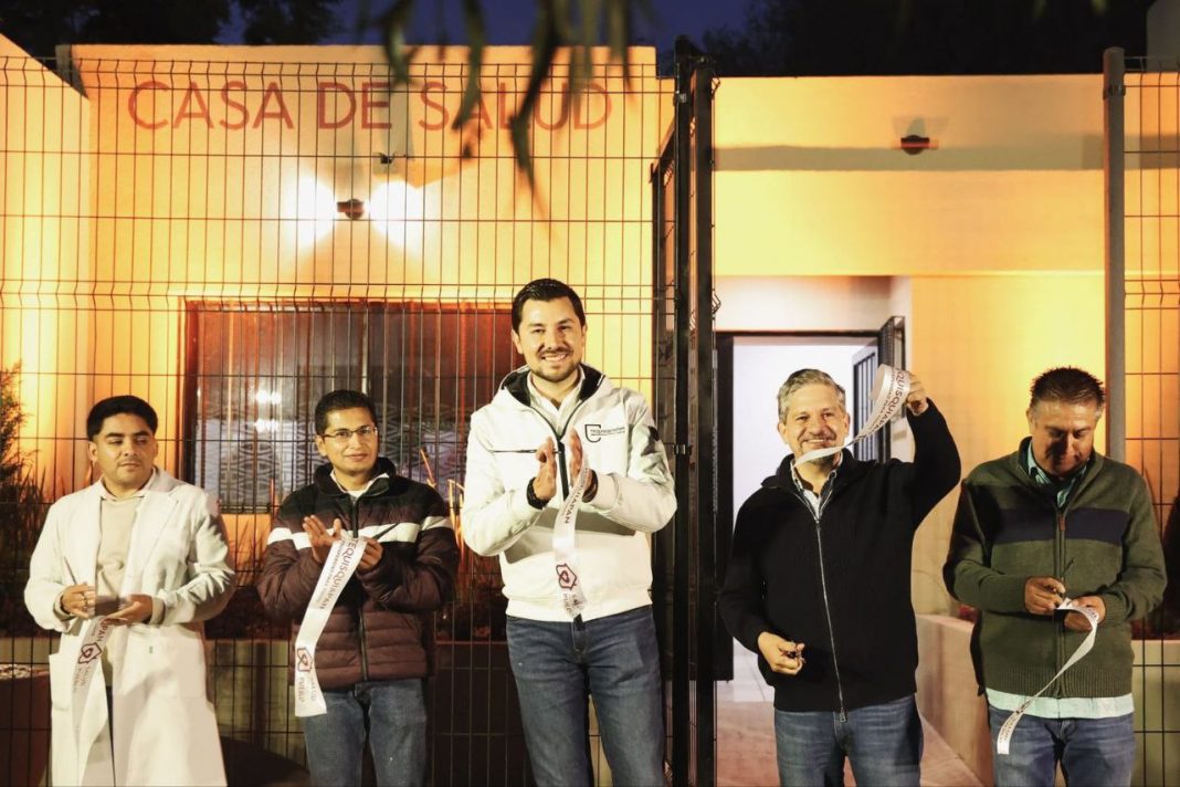 Inauguró la casa de salud