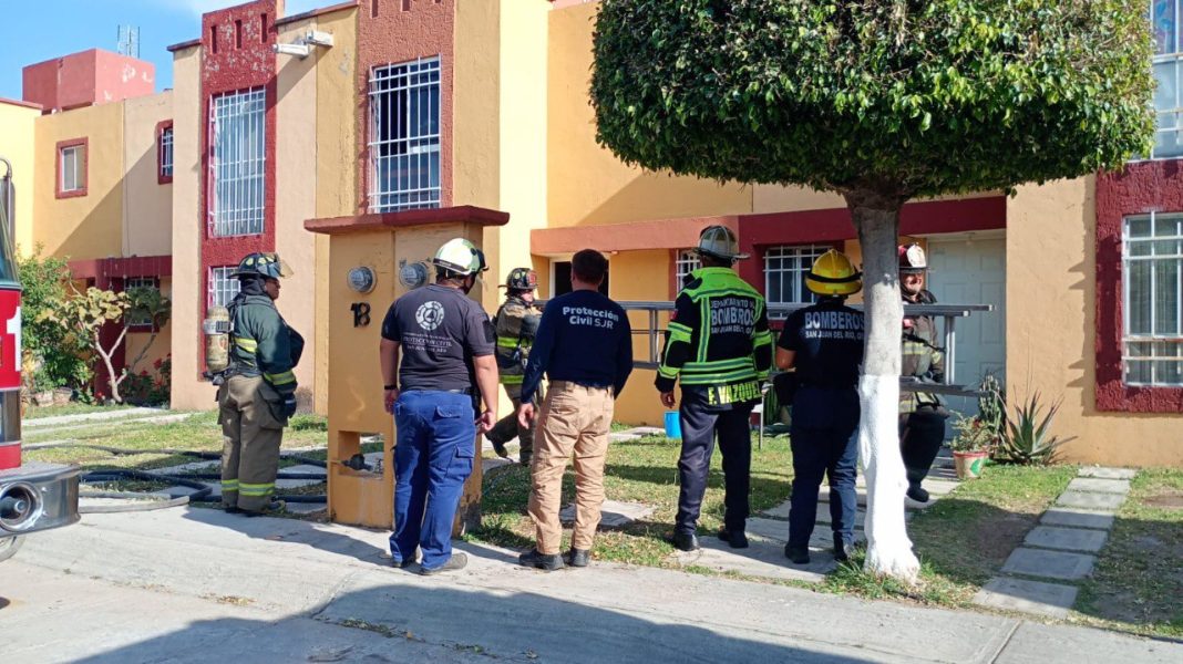 Mujer rescatada incendió