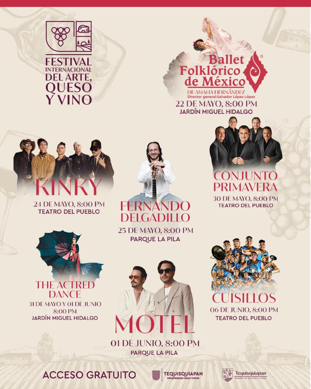 No puedes faltar al arranque del festival