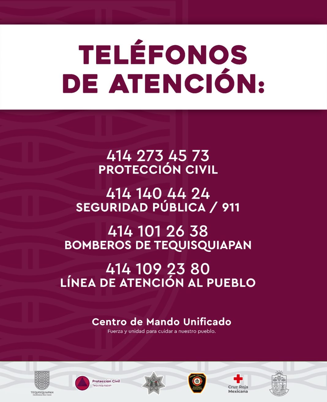 acciones preventivas en Tequis