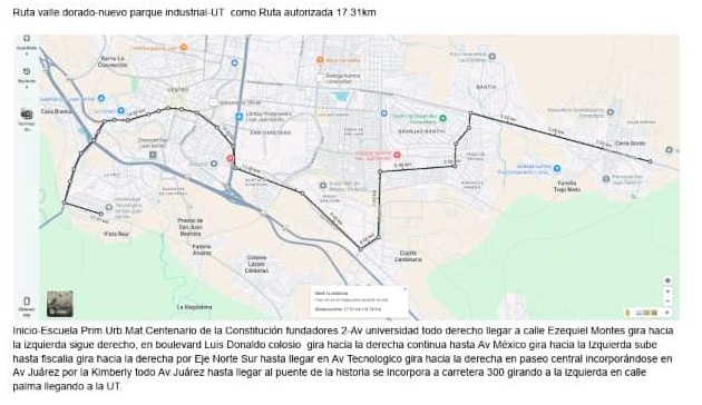 Camión que te lleva derechito a la uni: así quedan las nuevas rutas en San Juan del Río” 1 mapa ruta nueva 48