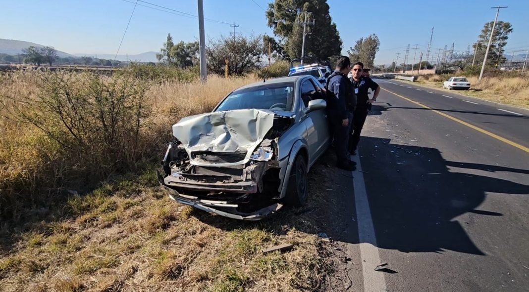 La camioneta terminó destrozada en el hecho