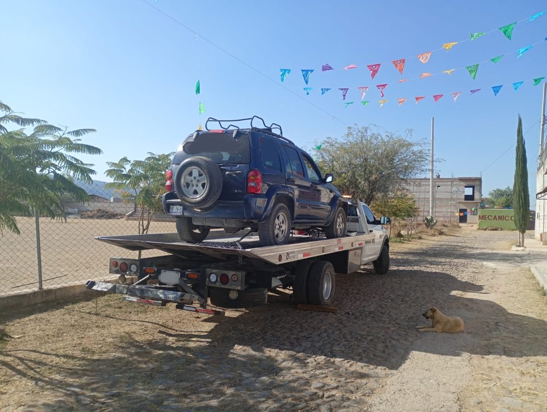 los agarraron en una camioneta
