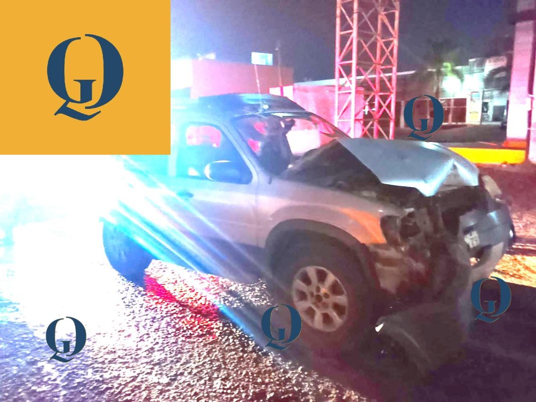 Quedó destrozada de todo el frente