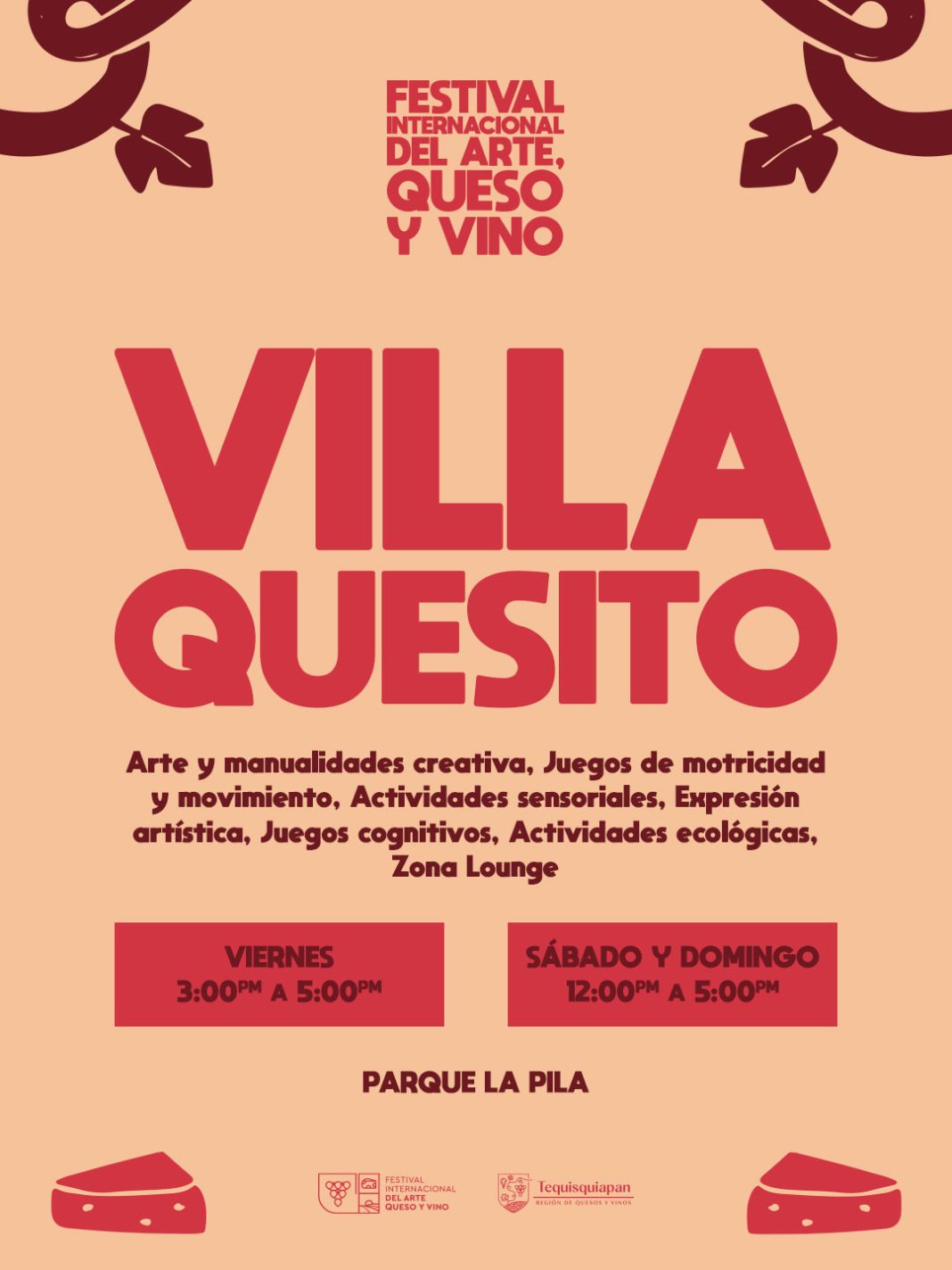 Villa quesito para los niños de Tequis